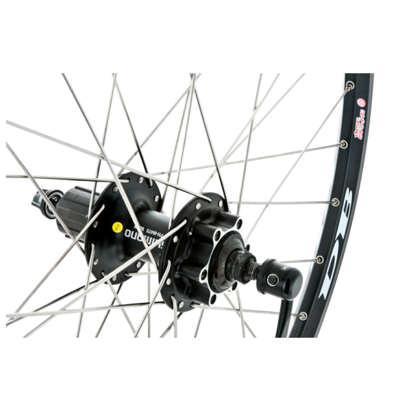 Strasser Komponenten Hinterrad 26" MTB, Disc, 6 Punkt Aufnahme, schwarz