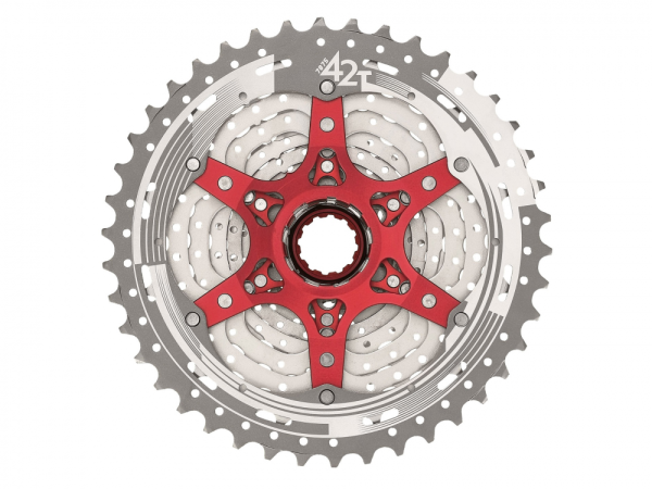 SunRace Kassette 11-fach,  11 - 42 Zähne, Metallic
