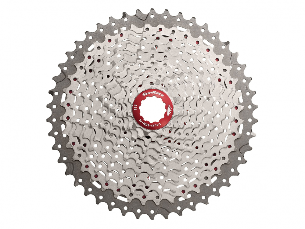 SunRace Kassette 11-fach,  11 - 42 Zähne, Metallic