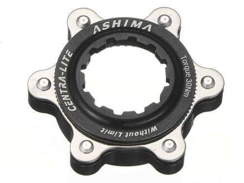 Ashima Adapter zu Center Lock [Stück], schwarz
