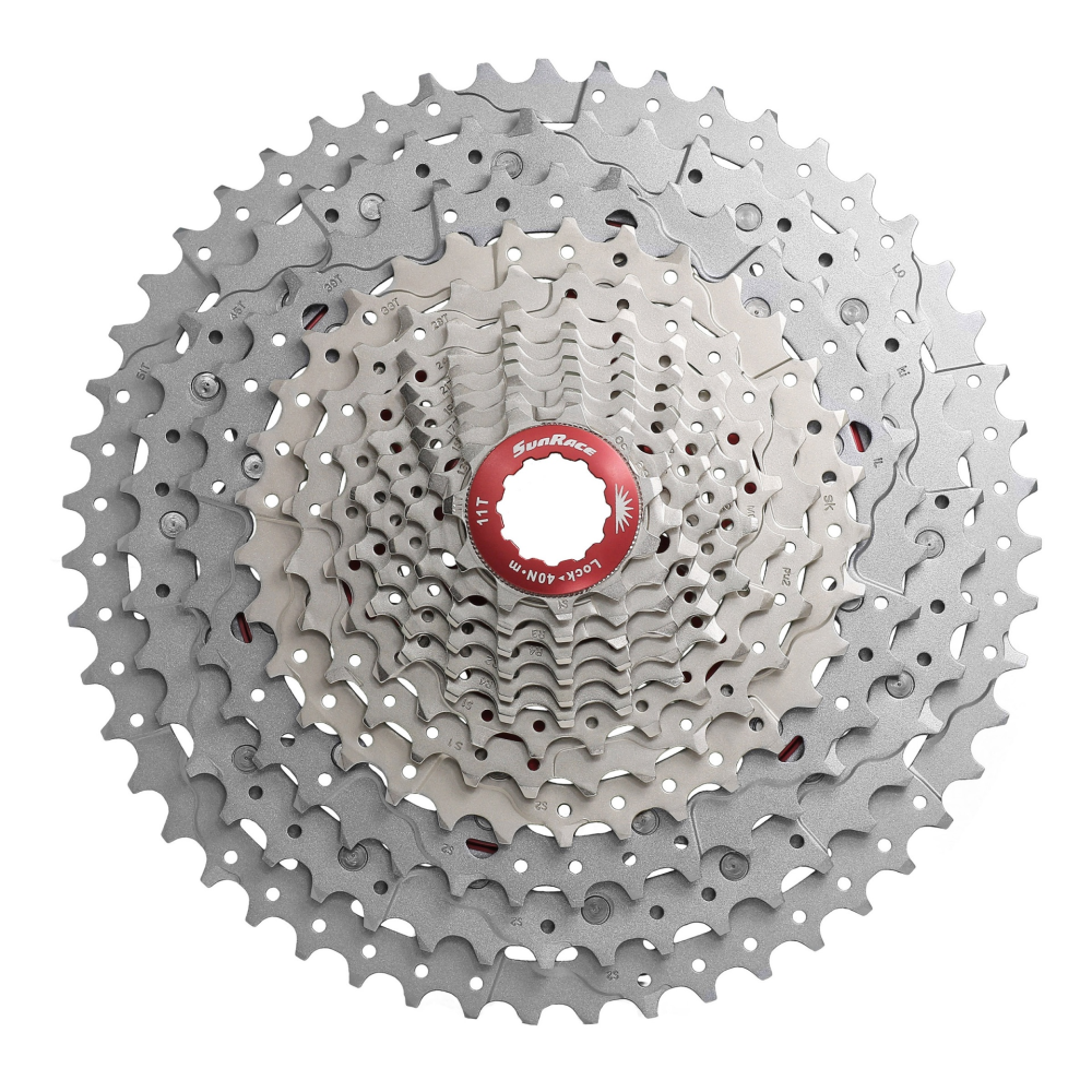 SunRace Kassette 12-fach, 11 - 51 Zähne, Metallic