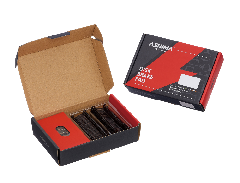Ashima Werkstattbox, Bremsklötze für Scheibenbremse, Typ Deore, Ceramic/Sintered
