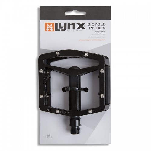 Lynx Flat Pedale Alu,schwarz