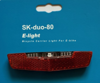 SK E-Light Gepäckträgerrücklicht SK-duo-80
