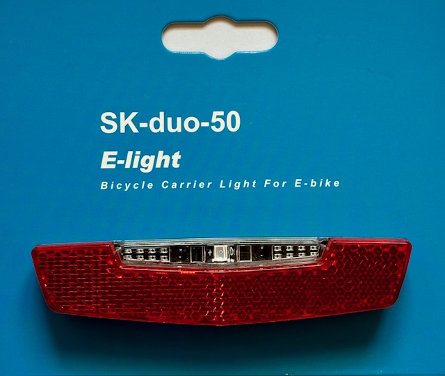 SK E-Light Gepäckträgerrücklicht SK-duo-50