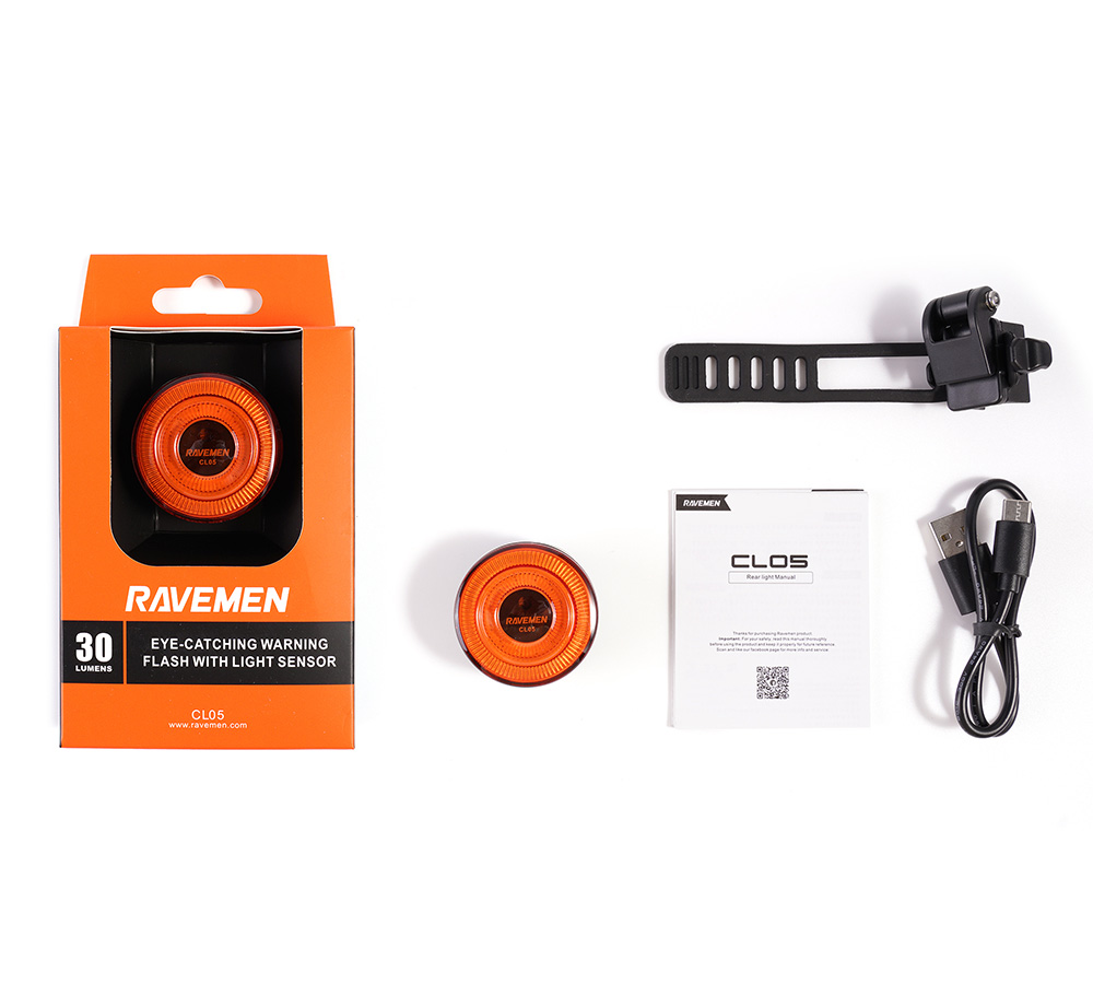 Ravemen Rücklicht mit Lichtsensor CL05