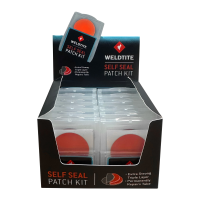 Weldtite Flickzeug, selbstklebend, "Red Devil", Box à  12 Stück