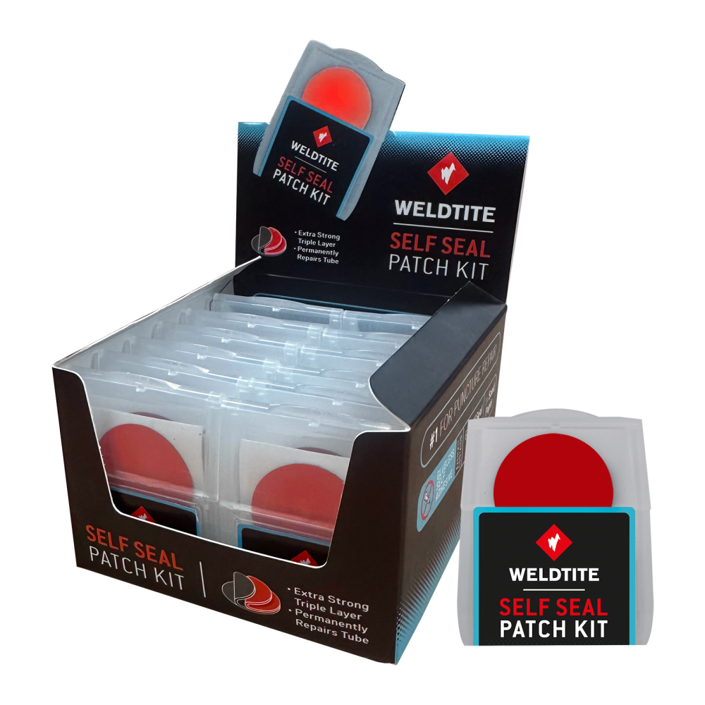 Weldtite Flickzeug, selbstklebend, "Red Devil", Box à  12 Stück
