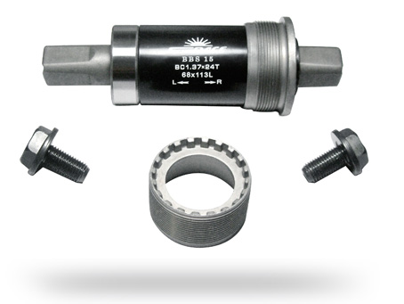 SunRace Tretlager BSA 68- 122mm, mit 4 Kant [Stück]